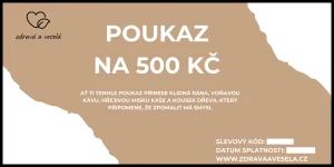 Dárkový poukaz 500Kč